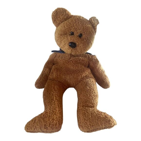 TY Beanie Baby Fuzz The Bear - Picture 1 of 4